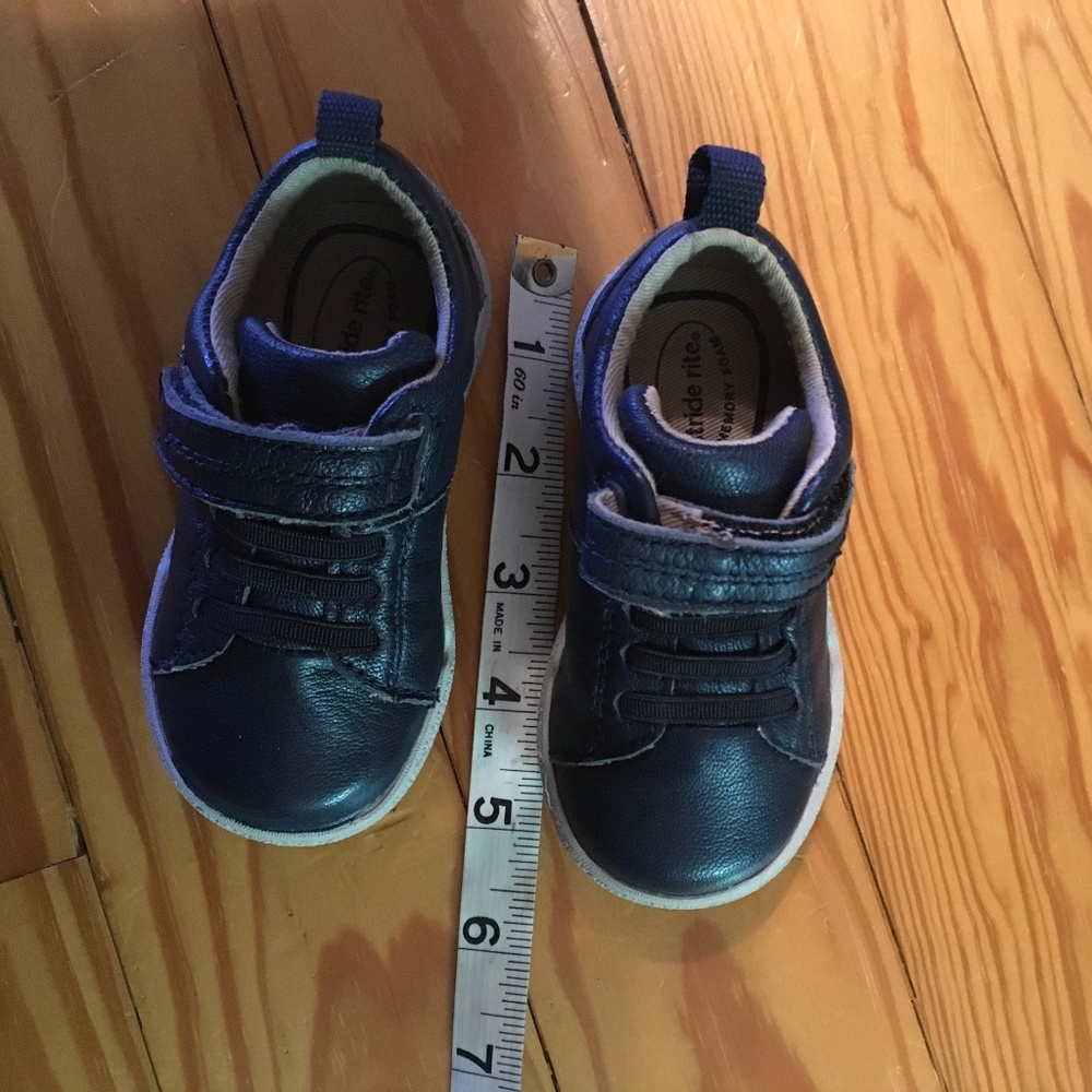 Stride rite Navy leather  toddler shoes